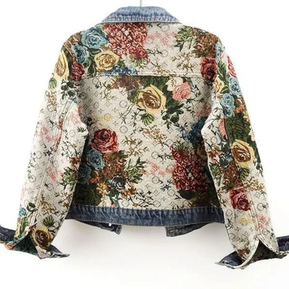 Fiora Floral Denim Jacket - view 2