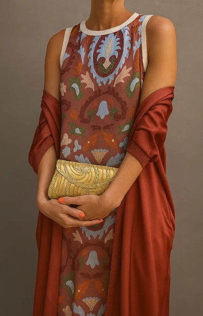 Ravenna Long Dress & Coat Matching Set - view 2