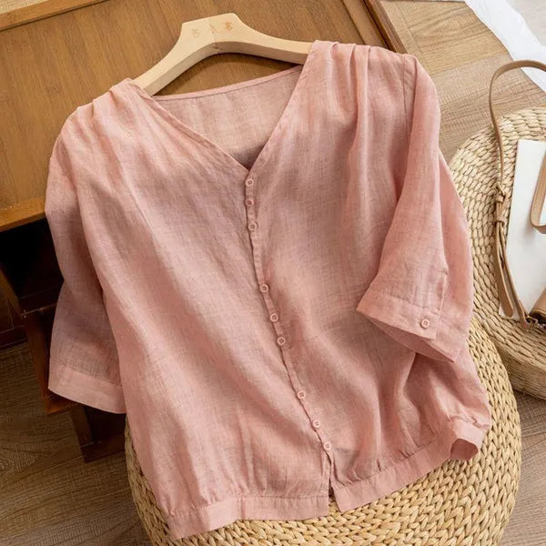 Zyla Cotton Blouse - view 2