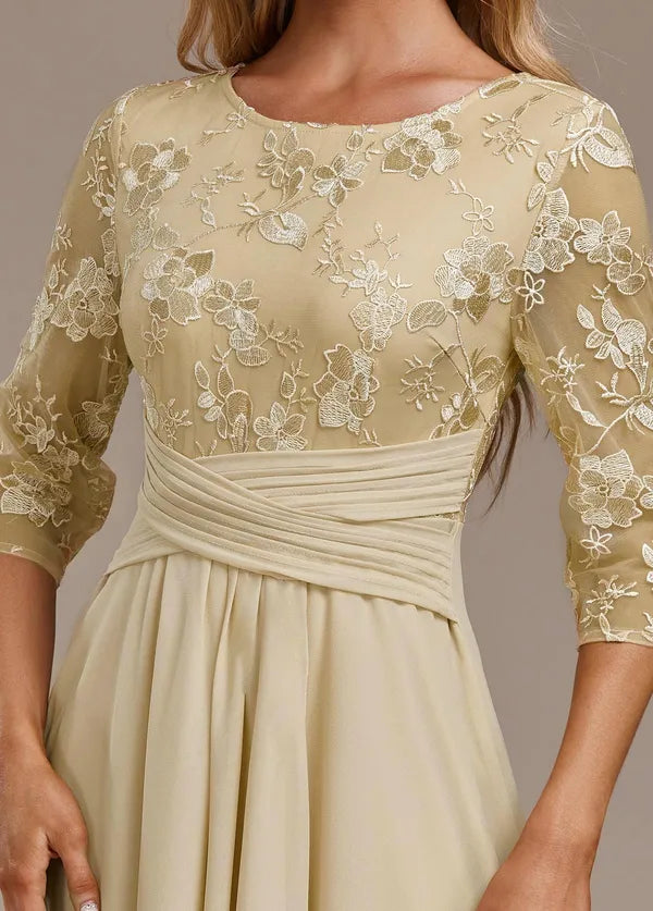 Bellamy Floral Embroidered 3/4 Sleeve Dress – view 2