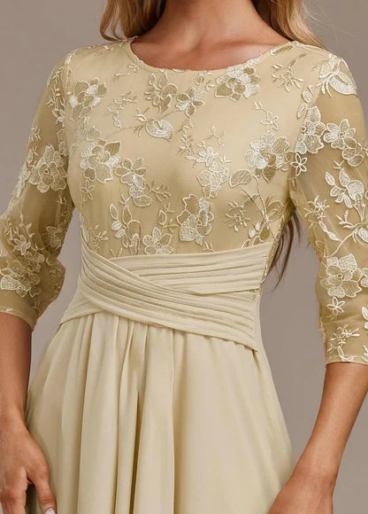 Bellamy Floral Embroidered 3/4 Sleeve Dress – view 2