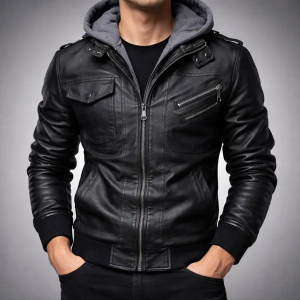 Zoren Leather Jacket - view 4