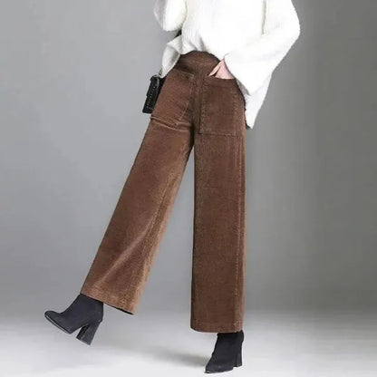 Rachael High-Waisted Corduroy Flare Pants - view 3