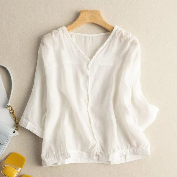 Zyla Cotton Blouse - view 3