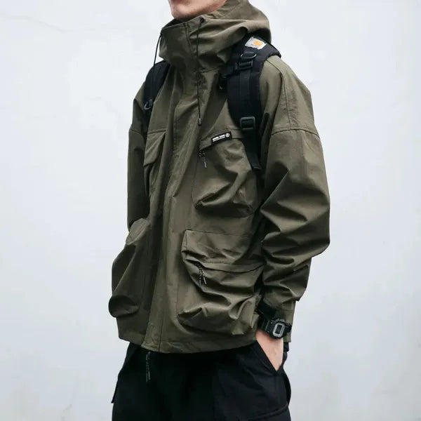 Vercos Water-Resistant Jacket with Hood - view 3