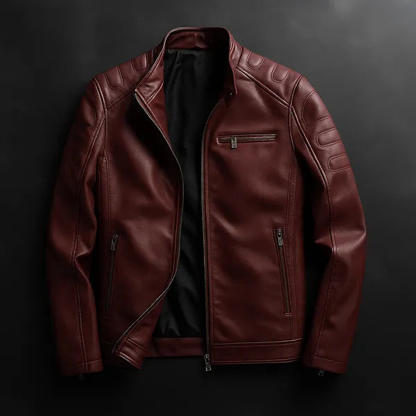 Arctis premium leather zipper jacket – view 3