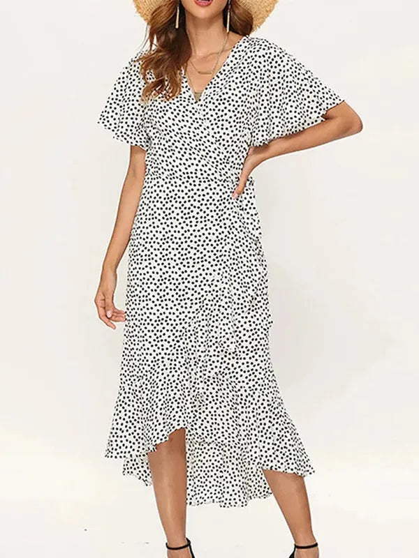 Valeria Floral V-Neck Maxi Dress - view 3