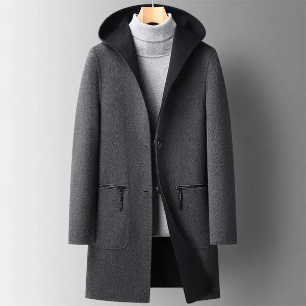 Wool Hooded Overcoat - view 3