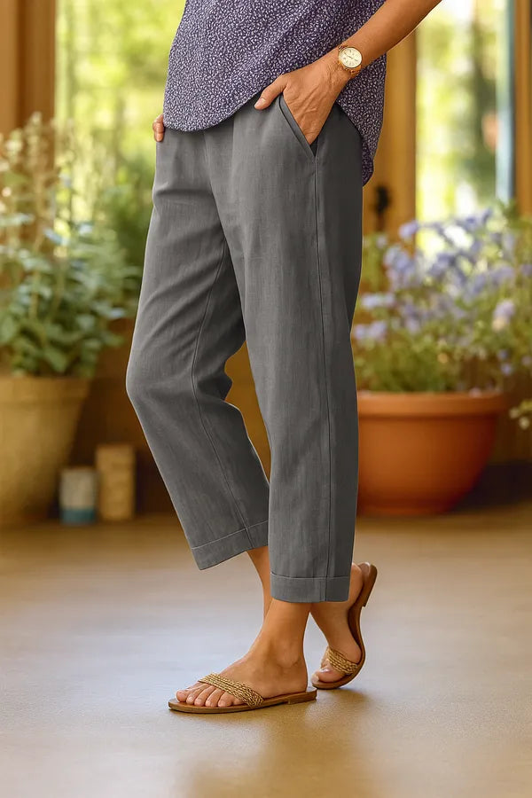 Solana Lightweight Straight-Leg Trousers for Men - view 3