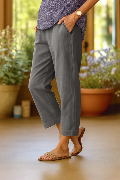 Solana Lightweight Straight-Leg Trousers for Men - view 3