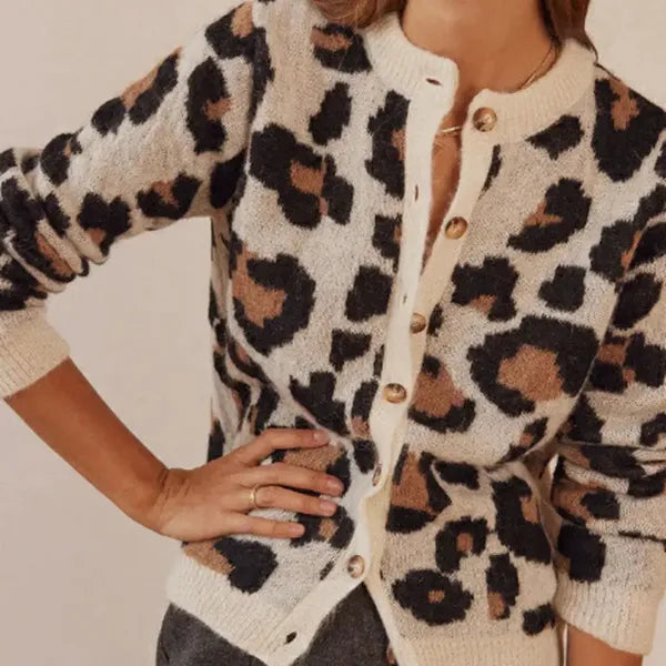 Ferocia Leopard Print Sweater - view 3