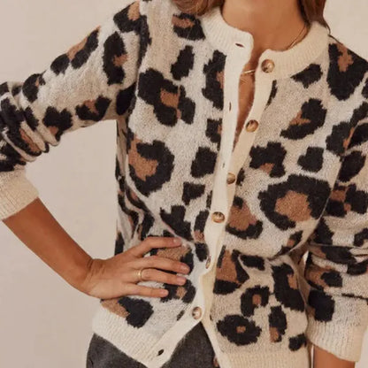 Ferocia Leopard Print Sweater - view 3