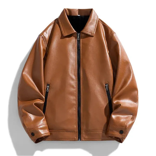 Khaver Vegan Leather Moto Jacket - view 4