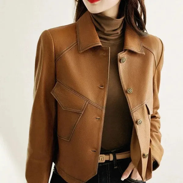 Romana Faux Leather Jacket - view 4
