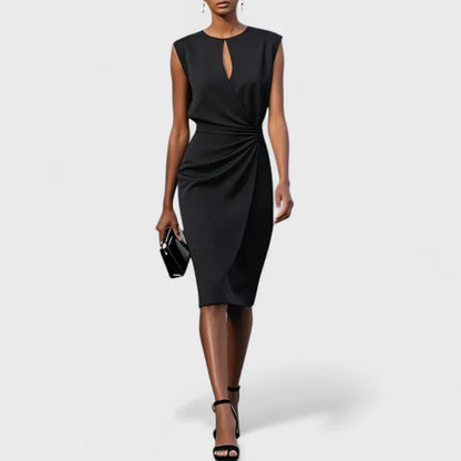 Mirev Fitted Midi Dress - view 4