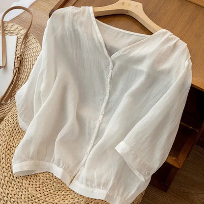 Zyla Cotton Blouse - view 4