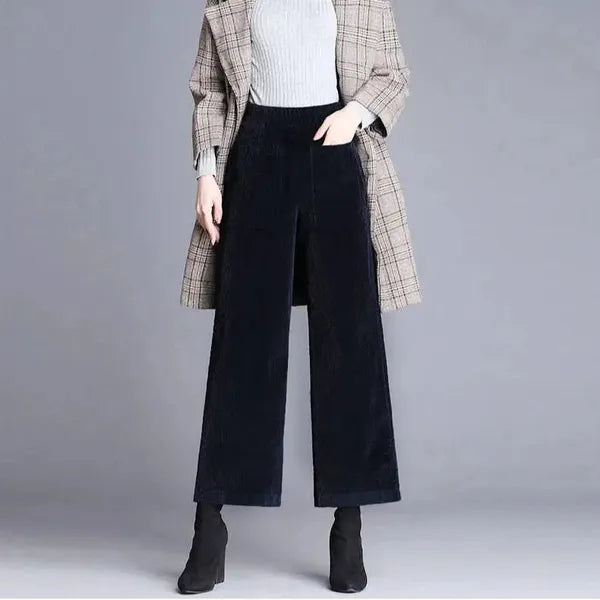 Rachael High-Waisted Corduroy Flare Pants - view 4