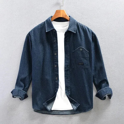 Brano Striped Denim Jacket – view 4