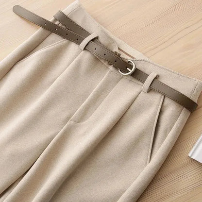 Millie High-Waisted Pleated Trousers - view 4