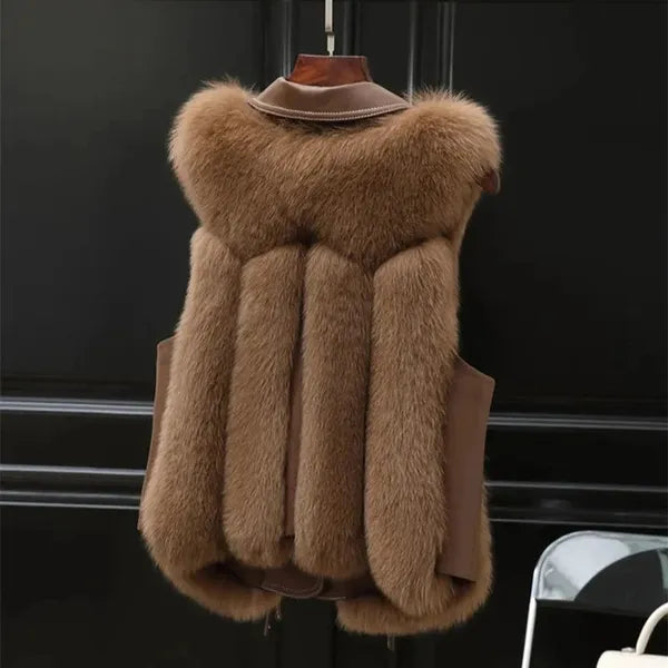 Lucia Faux Fur Vest - view 4