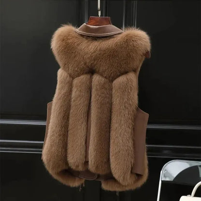 Lucia Faux Fur Vest - view 4