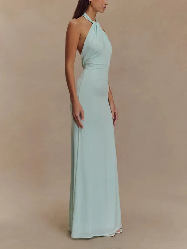 Solana Maxi Halter Dress - view 4