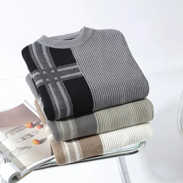 Mevrick Plaid Knit Sweater - view 4