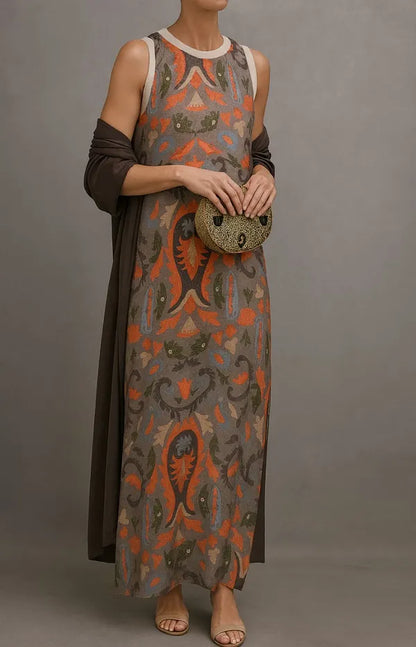 Ravenna Long Dress & Coat Matching Set - view 4