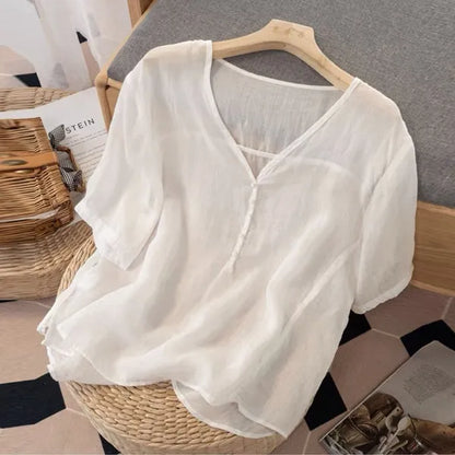 Mayla Linen Blouse - view 4