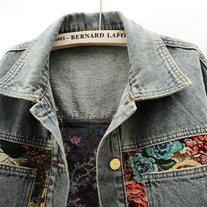 Fiora Floral Denim Jacket - view 5