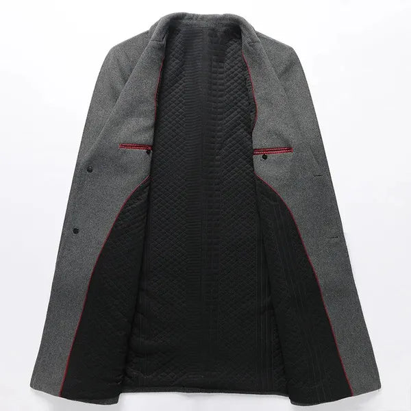Men's Wool Blend Overcoat - view 5