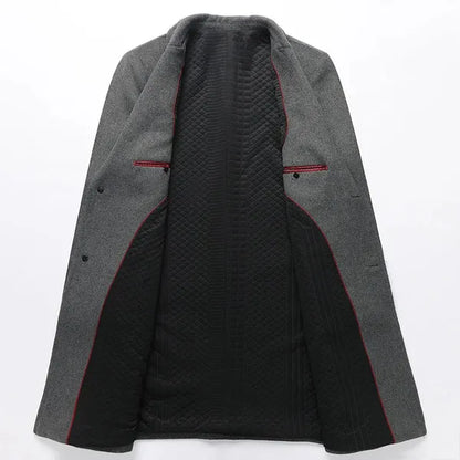 Men's Wool Blend Overcoat - view 5