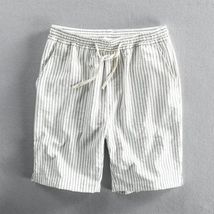Men's Pinstripe Cotton Casual Summer Shorts - view 5