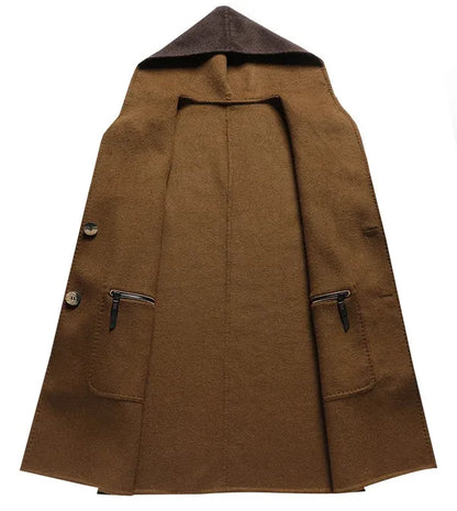 Wool Hooded Overcoat - view 5