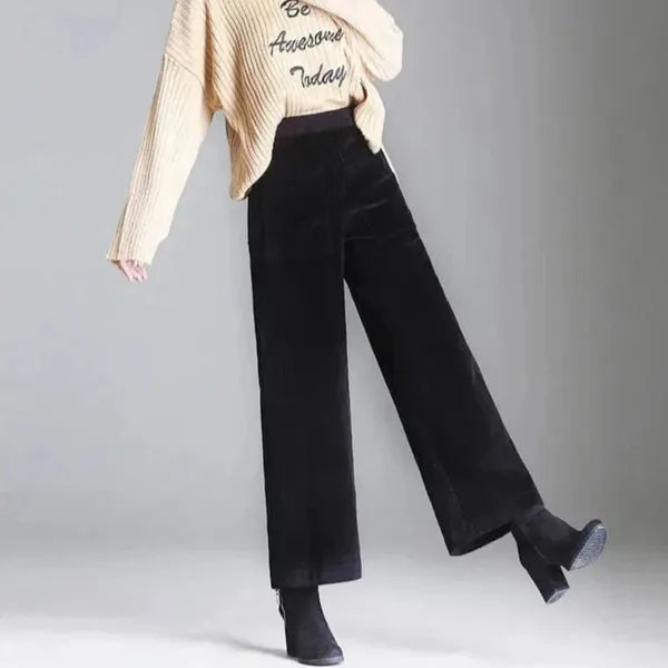 Rachael High-Waisted Corduroy Flare Pants - view 5