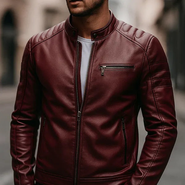 Arctis premium leather zipper jacket – view 5