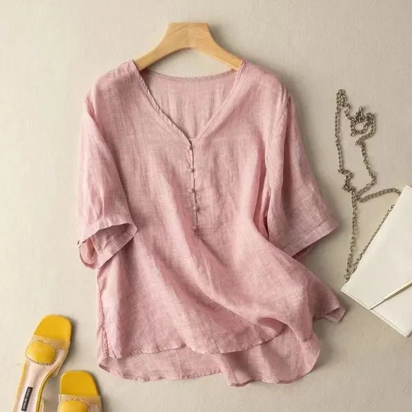Mayla Linen Blouse - view 5