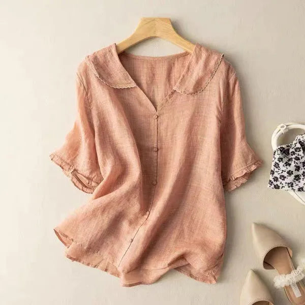 Tiara Linen Blouse - view 5