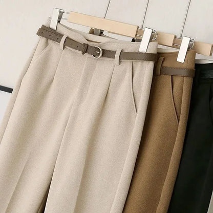 Millie High-Waisted Pleated Trousers - view 6