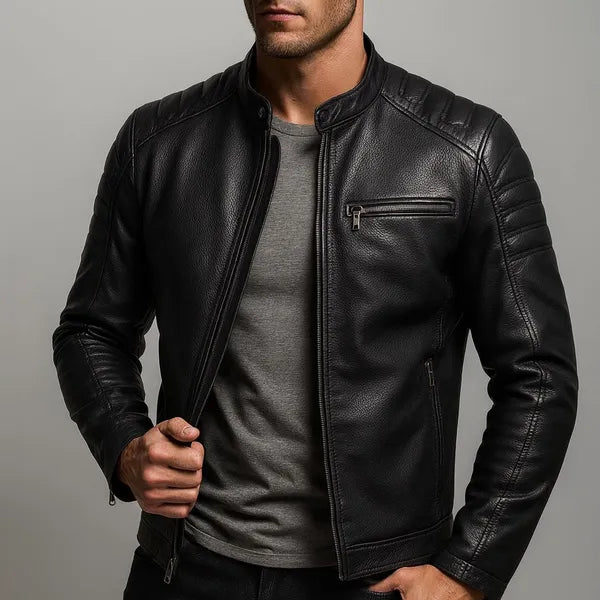 Arctis premium leather zipper jacket – view 6