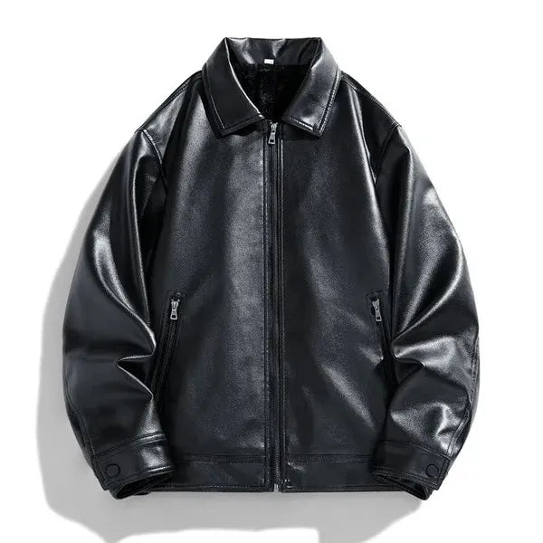 Khaver Vegan Leather Moto Jacket - view 6