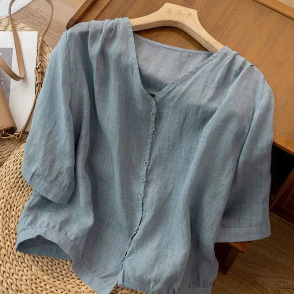 Zyla Cotton Blouse - view 6
