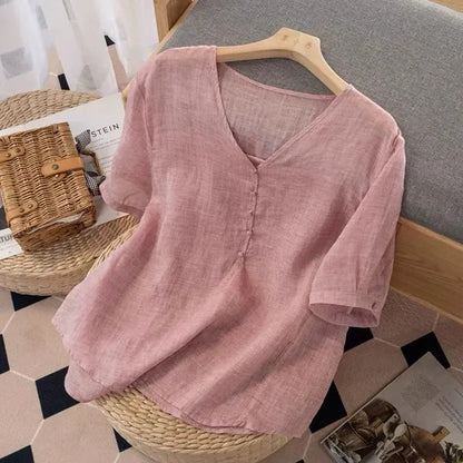 Mayla Linen Blouse - view 6