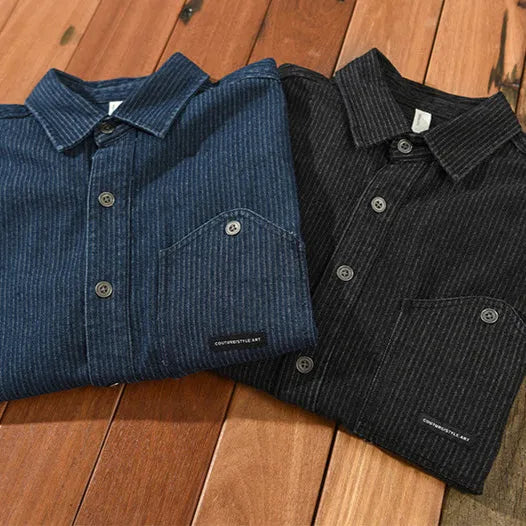 Brano Striped Denim Jacket – view 7