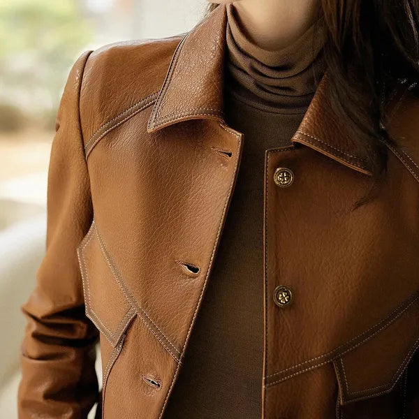 Romana Faux Leather Jacket - view 7