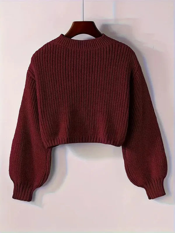 Viona Crop Sweater - view 7
