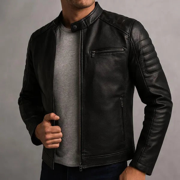 Arctis premium leather zipper jacket – view 7