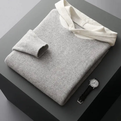 Zenith Premium Cashmere-Blend Hoodie - view 7