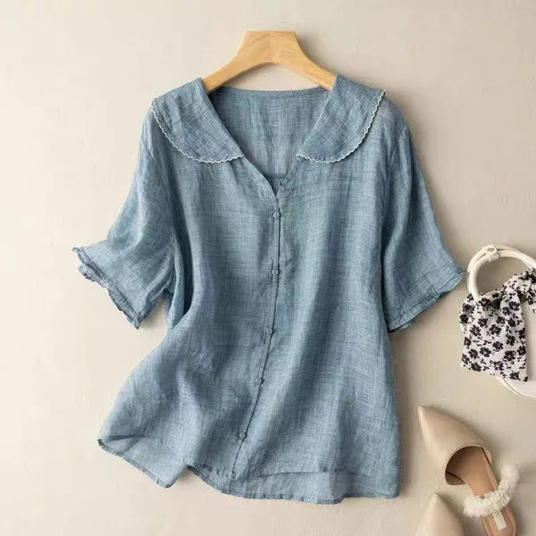 Tiara Linen Blouse - view 7