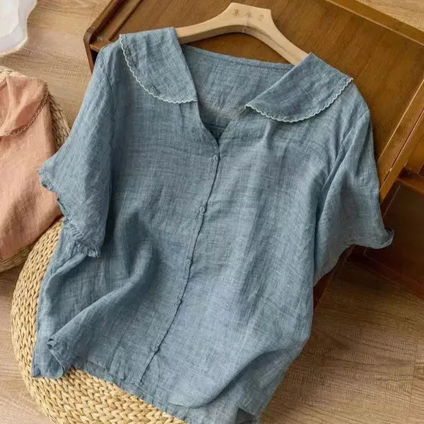 Tiara Linen Blouse - view 8